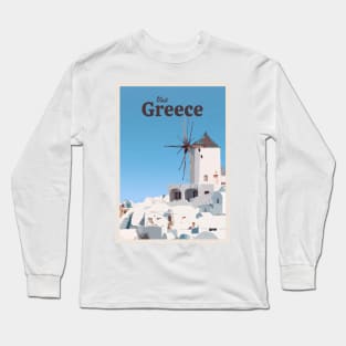 Visit Greece Long Sleeve T-Shirt